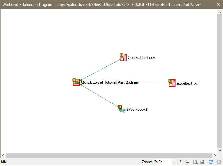 workbook relationship