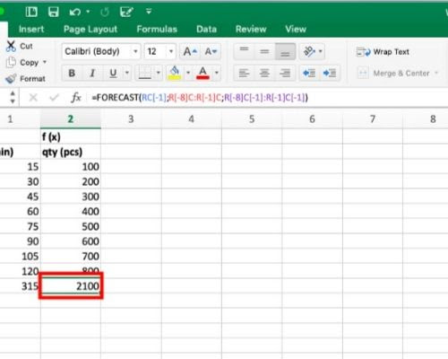 Экстрагировать результат в Excel