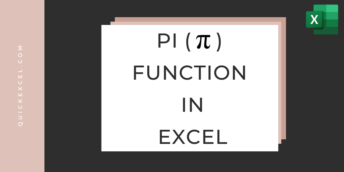 Pi function in Excel