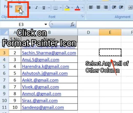 Remove blue link outline in Excel
