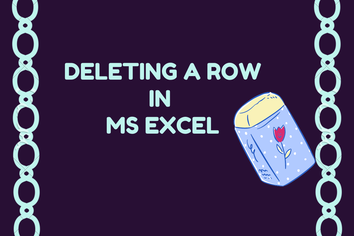 Deleting a row in MS