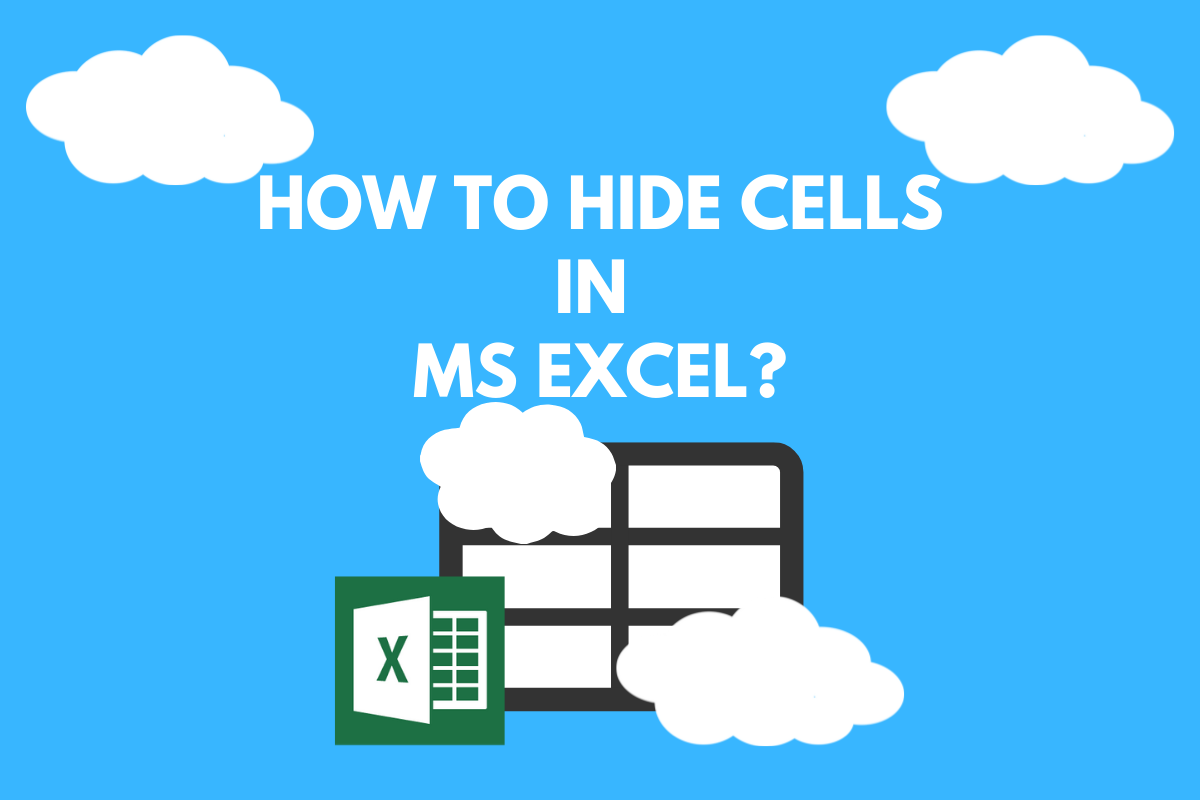 How to Hide Cells in MS