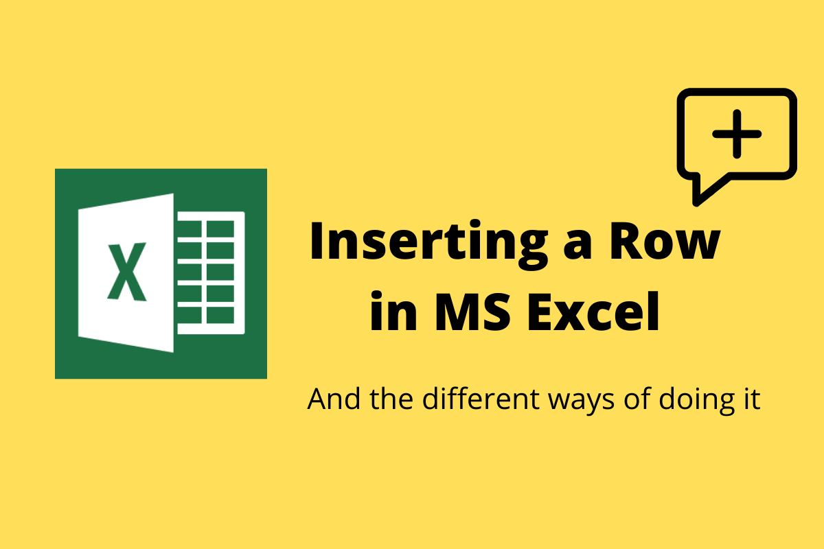 Inserting a Row in MS