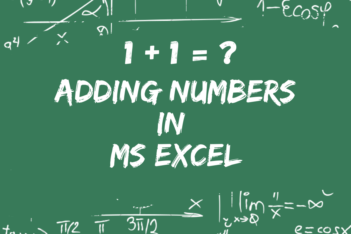 Adding numbers in MS