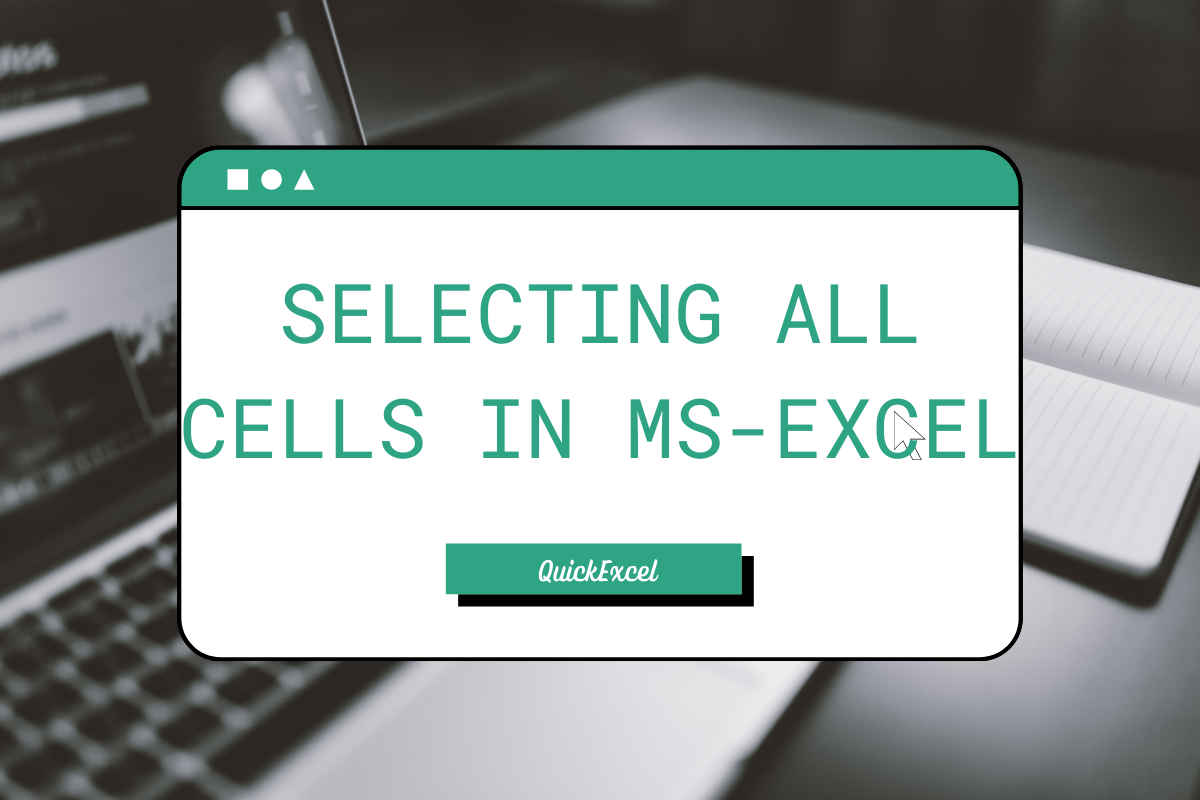 How to select all in MS