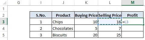 Selecting the first variable 1