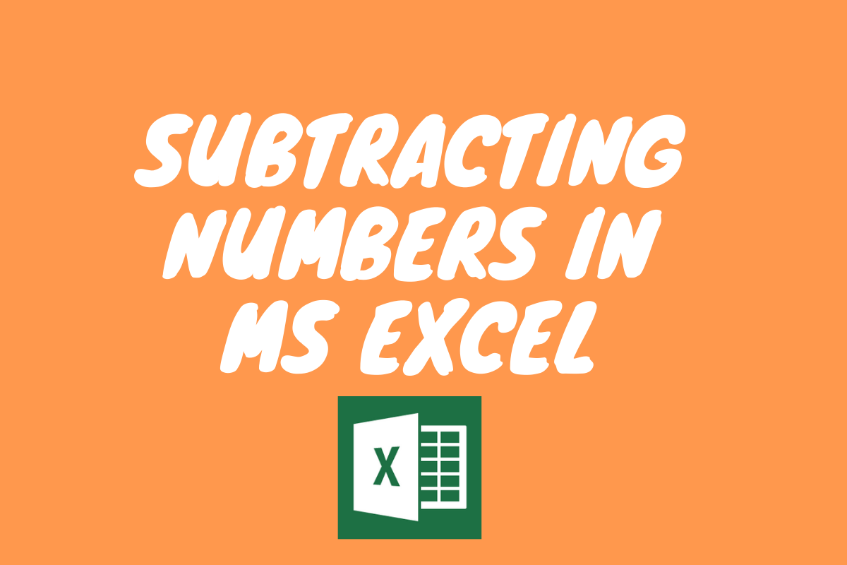 Subtracting numbers in MS