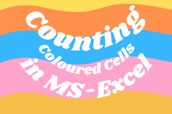 Excel How To Count Coloured Cells