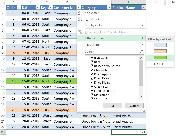 How To Count Coloured Cells In Excel QuickExcel