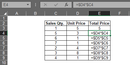 Formula Displays Number