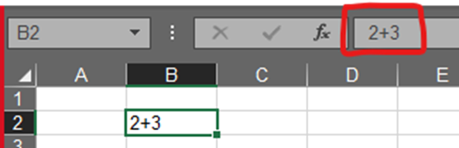 How Not to Enter a Formula