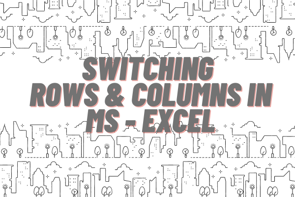 How To Switch Rows In Pivot Table