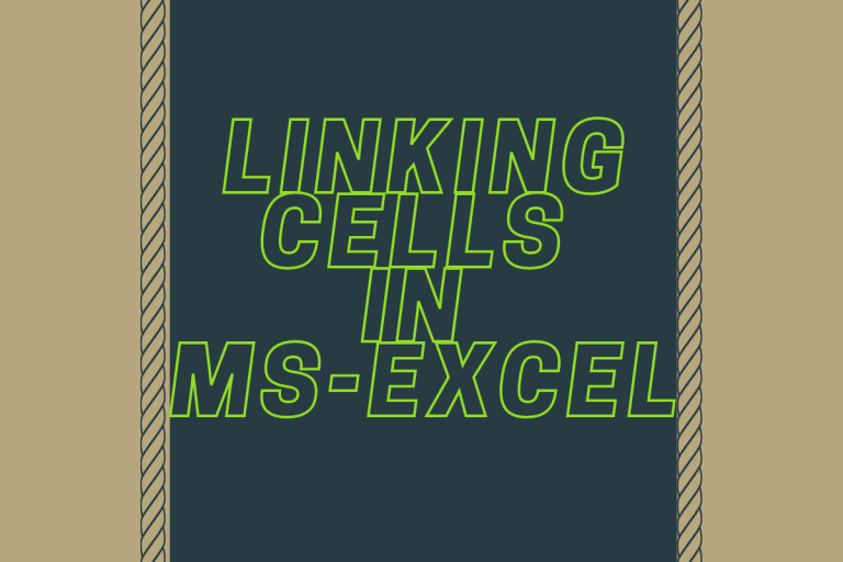 excel how to link cells