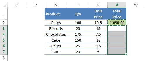 Selecting Range for Pasting Formula