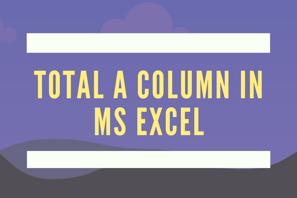 How To Add The Total Of A Column In Word