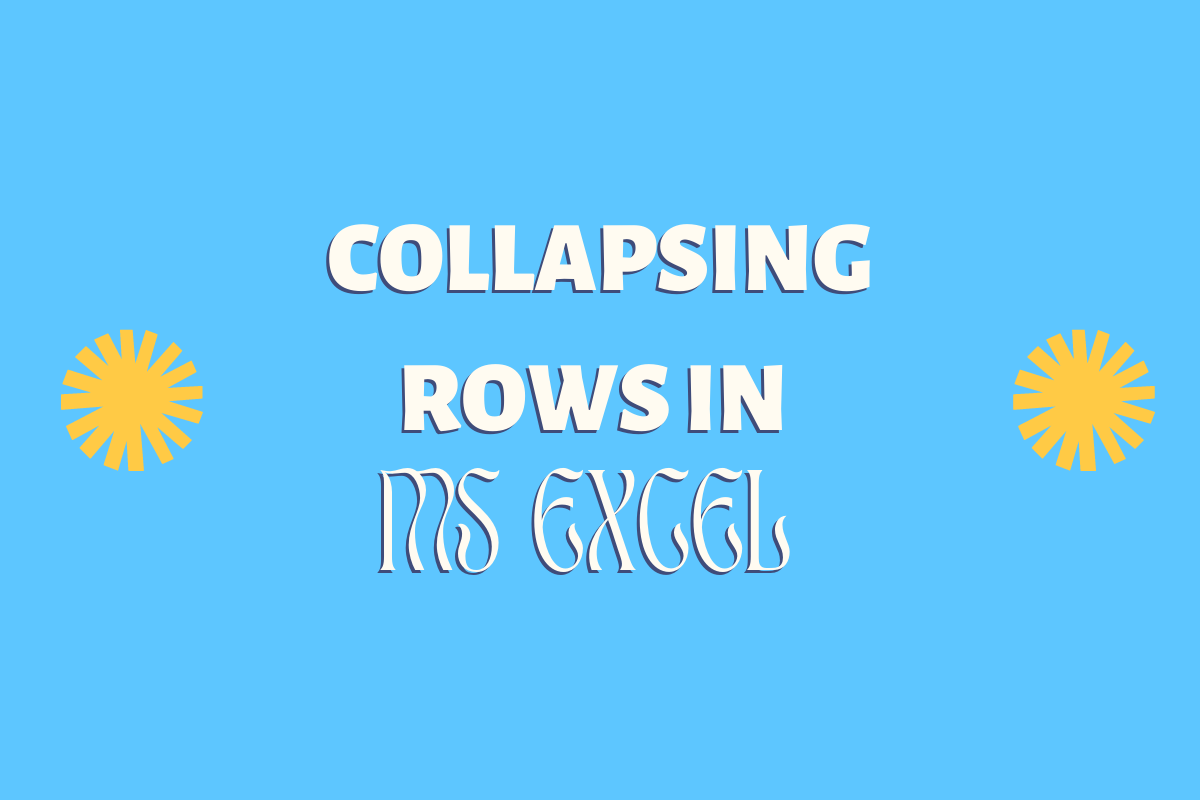 Collapsing rows in MS