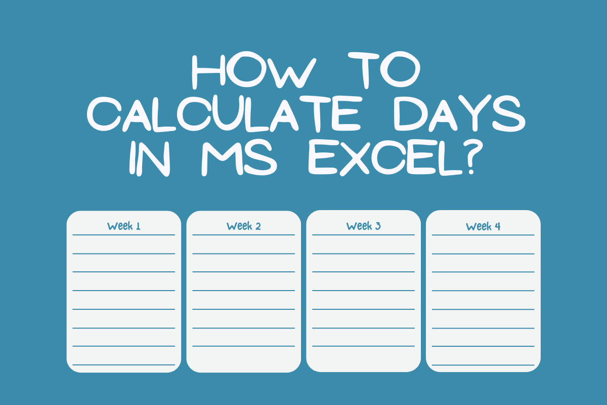 How to Calculate Days in MS