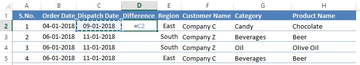 Selecting Dispatch Date