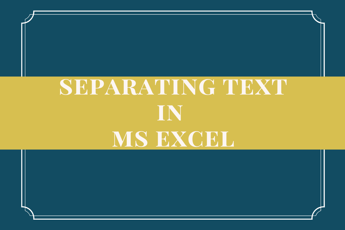 separating text in ms