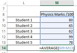 Average Formula