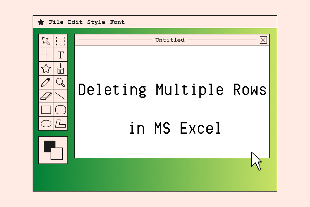 Deleting Multiple Rows in MS