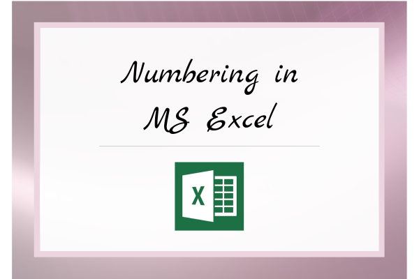 How To Add Serial Numbers In Ms Excel Quickexcel 5618