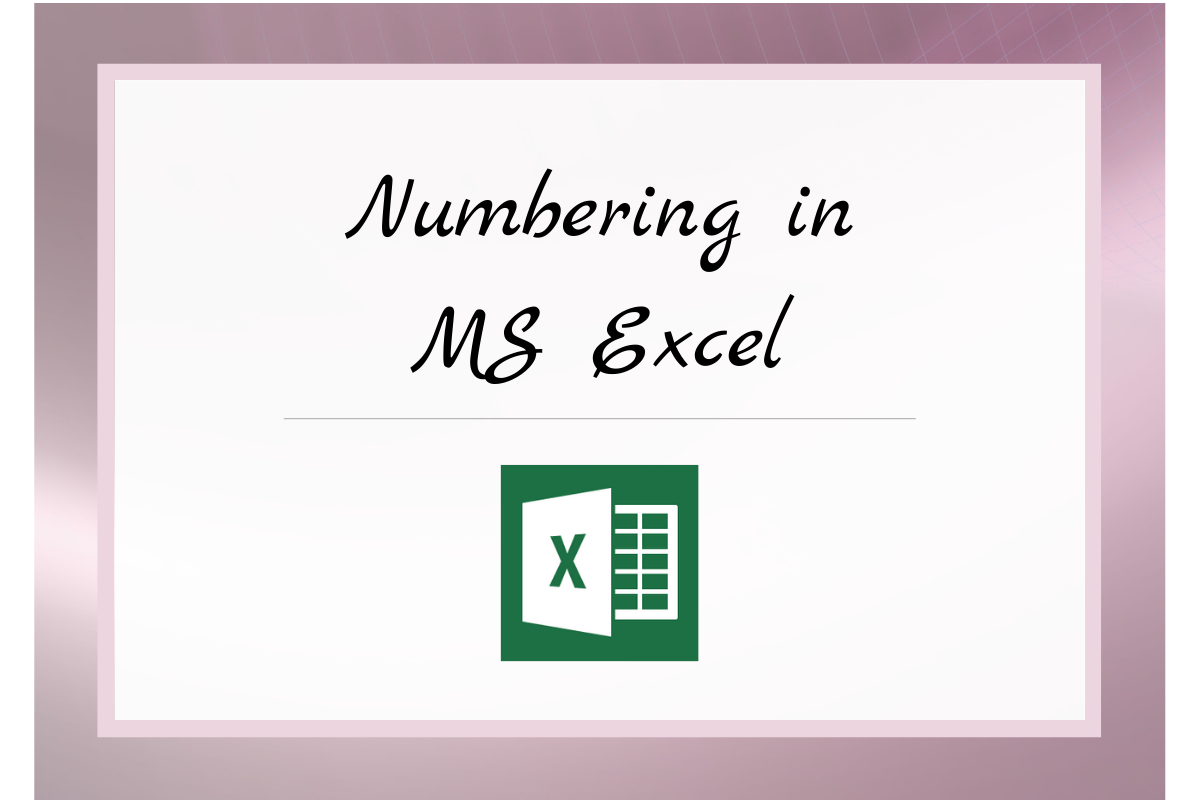Numbering in MS