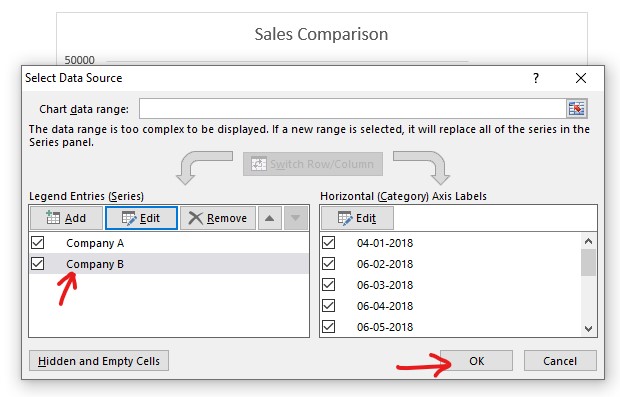 How to Change Series Name in MS Excel? - QuickExcel