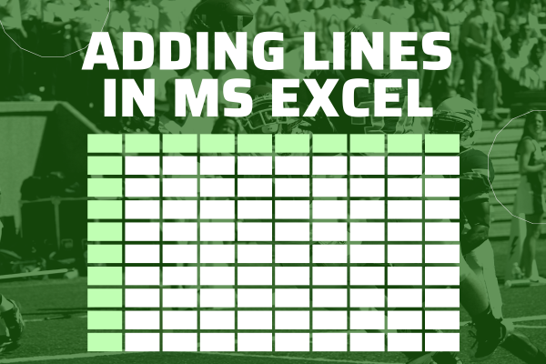 how do i add up lines in excel