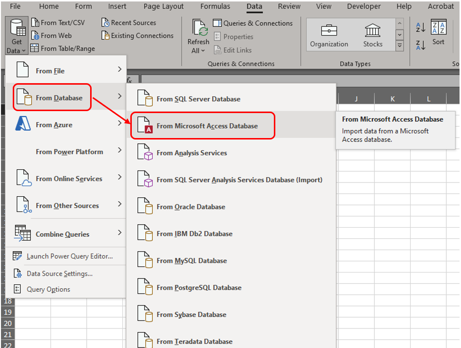 Choosing MS Access Database