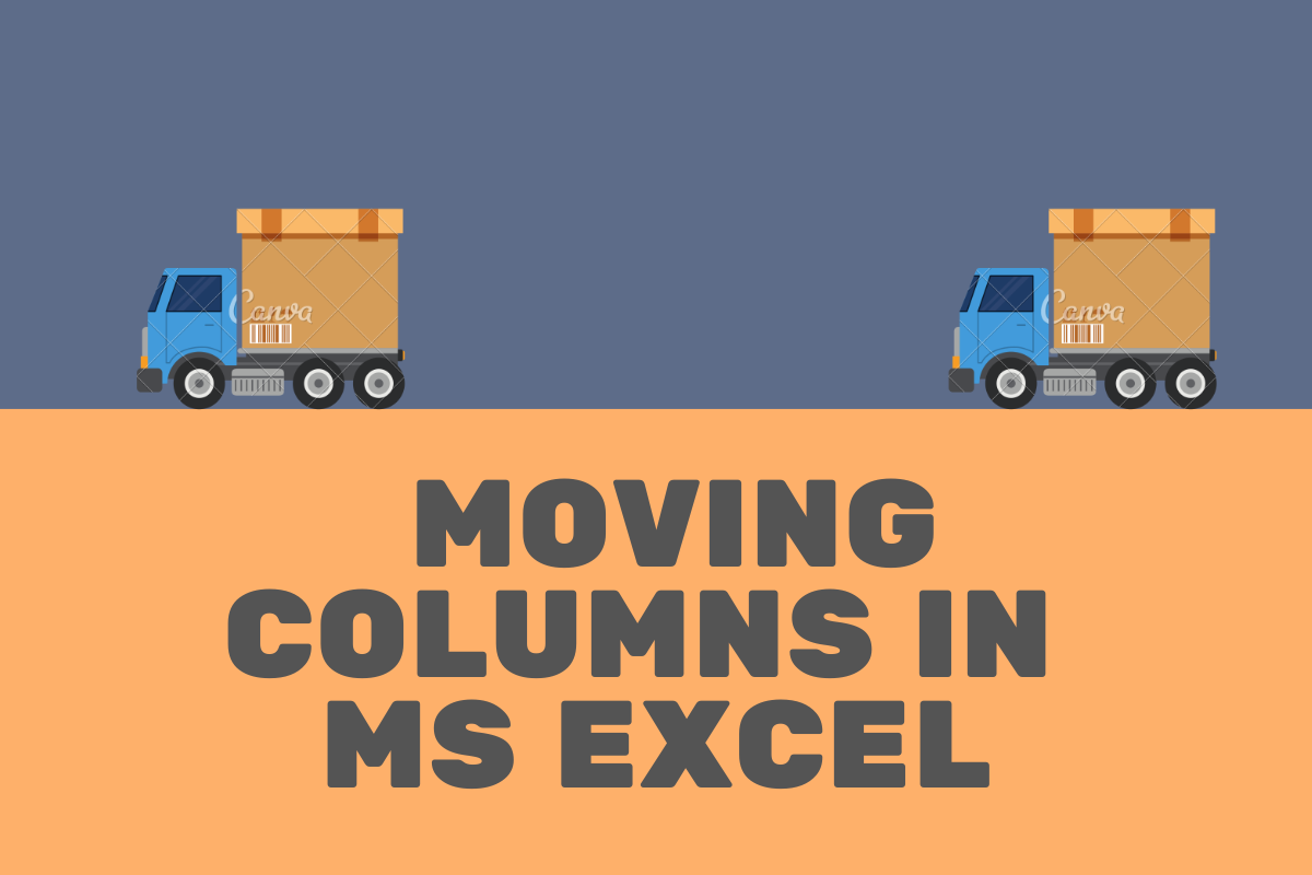 moving columns in ms