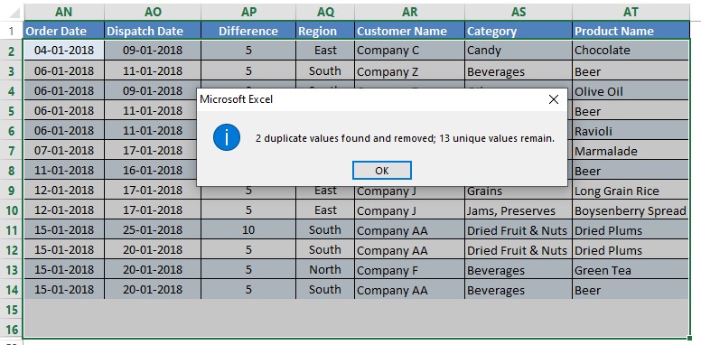 How To Delete Duplicate Rows In Ms Excel Quickexcel 0531