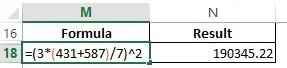 How to Write a Formula in MS Excel? 6 Formula with Parentheses