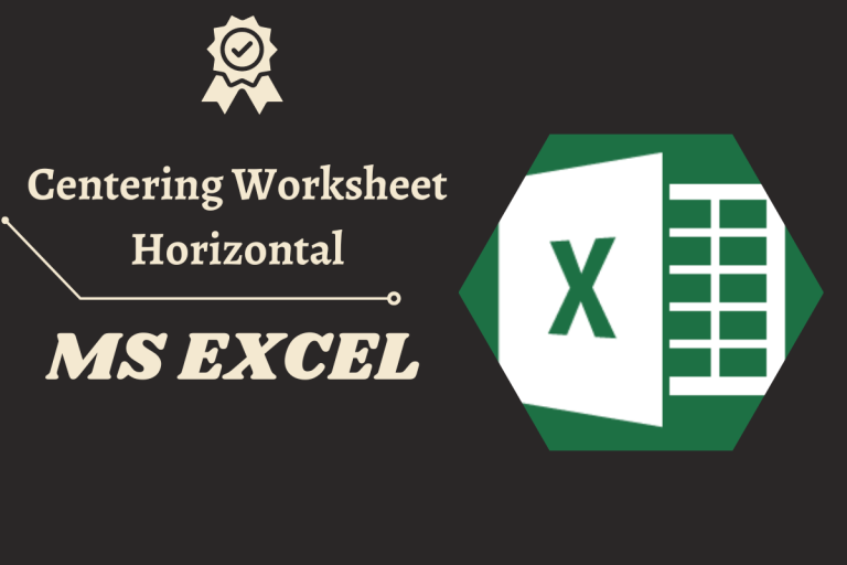 How To Centre Worksheet Horizontally In Excel Quickexcel 5524