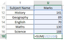 SUM Constructed