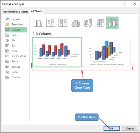 How to Create 3D Column Charts in Excel? - QuickExcel