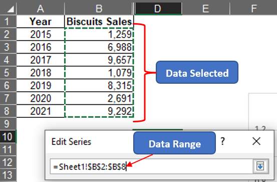Selecting the Data Range