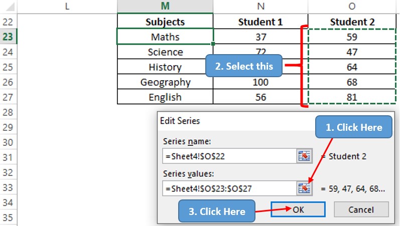 Selecting the Marklist of Student 2