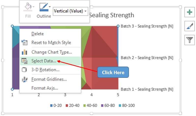 Choosing Select Data Option 2